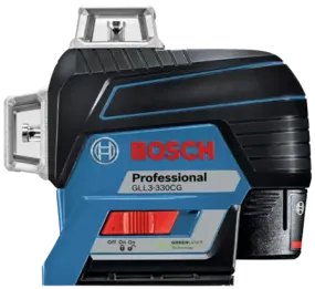 Bosch Professional 12V Max 360�° Green-Beam Three-Plane Leveling Alignment-Line Laser Kit with 2.0 Ah Battery