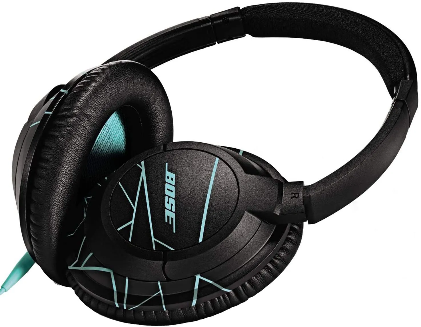 Bose SoundTrue Headphones Around-Ear Style, Black/Mint