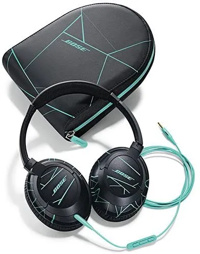 Bose SoundTrue Headphones Around-Ear Style, Black/Mint