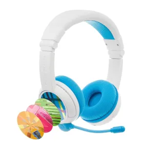 BuddyPhones School  Wireless On Ear Headphones with Boom Mic