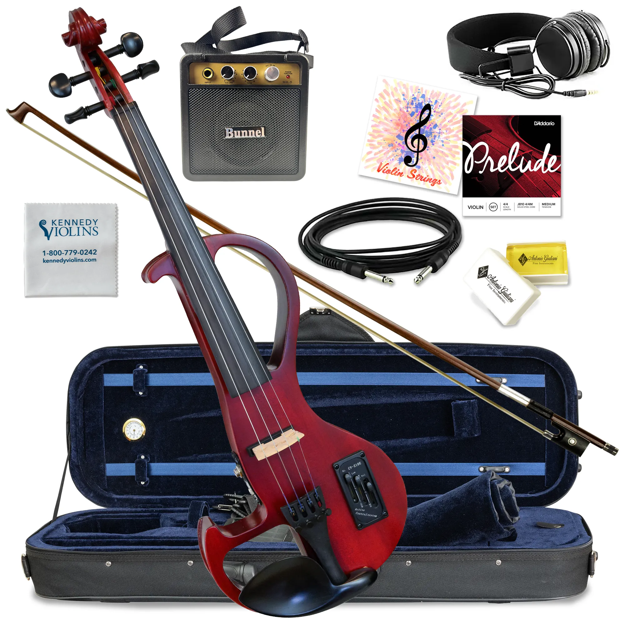 Bunnel Edge Electric Violin Outfit