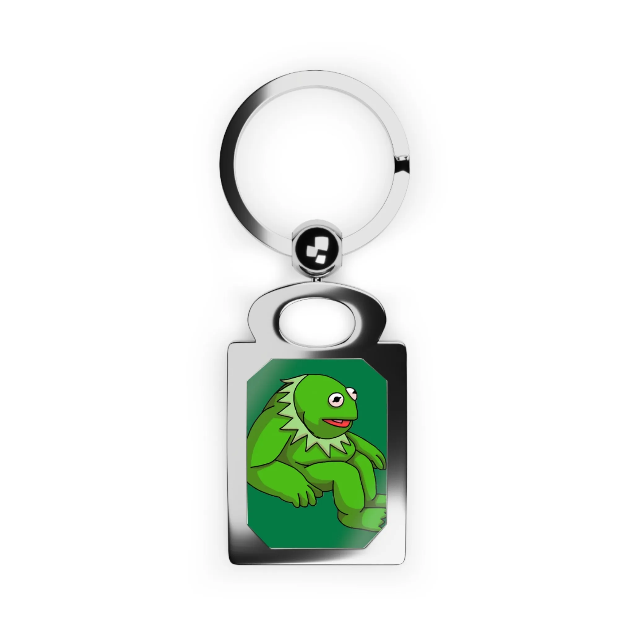 Captain AFAB - Dad Bod Kermit Rectangle Photo Keyring