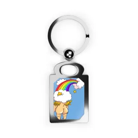 Captain AFAB - Pride Cupid Rectangle Photo Keyring