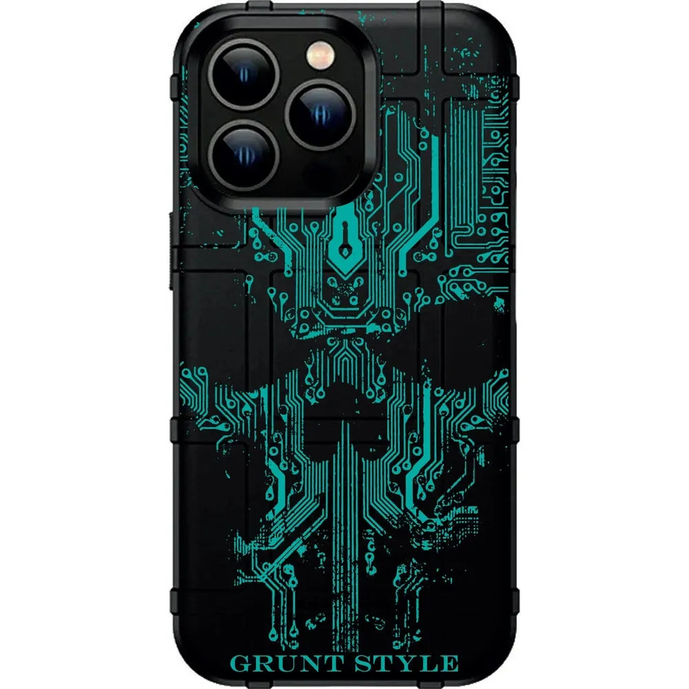 Circuit Skull Android & Apple Phone Cases