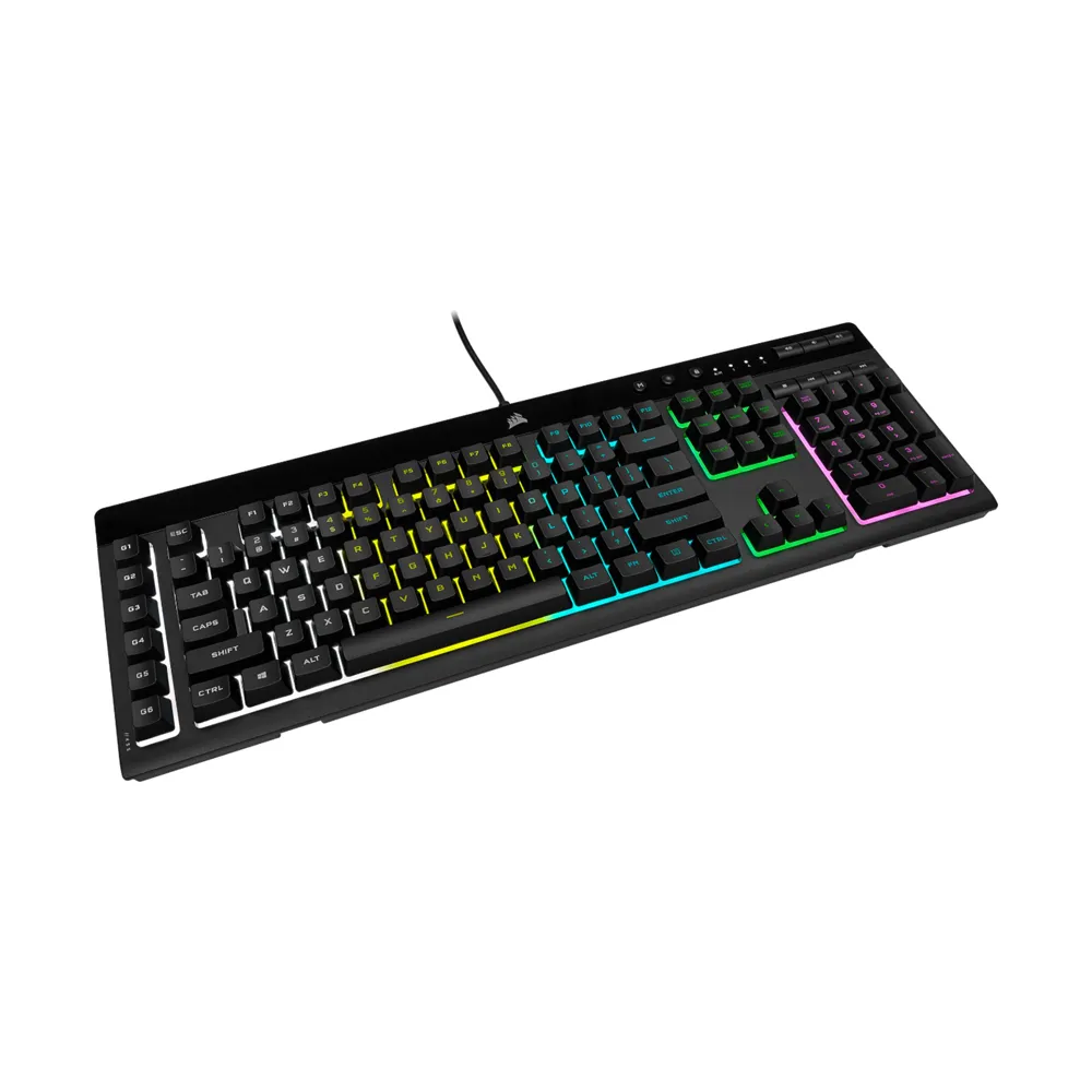 [CLEARANCE] CORSAIR 4-in-1 Gaming Bundle with K55 RGB Pro Keyboard and Harpoon Pro Mouse, HS50 Pro Stereo Headphones and MM100 Mousepad | CH-9226A65-NA