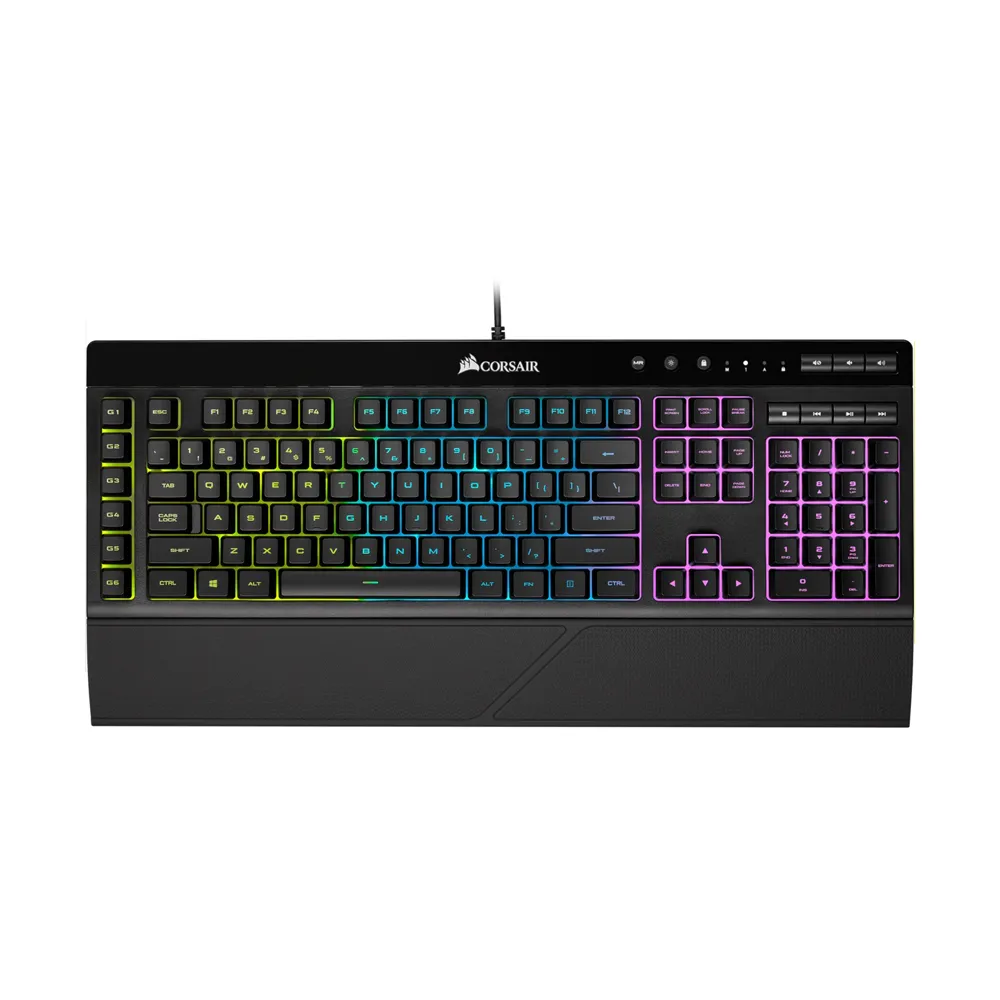 [CLEARANCE] CORSAIR 4-in-1 Gaming Bundle with K55 RGB Pro Keyboard and Harpoon Pro Mouse, HS50 Pro Stereo Headphones and MM100 Mousepad | CH-9226A65-NA