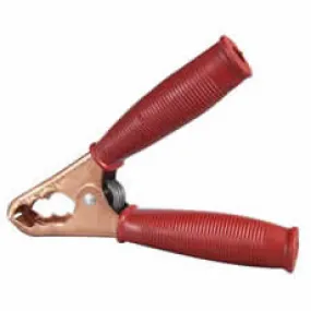 Clip Crocodile Solid Copper 200 amp Red Bg1