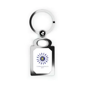 Commonwealth Rectangle Photo Keyring