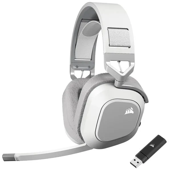 Corsair HS80 MAX RGB Wireless Premium Gaming Headset - White