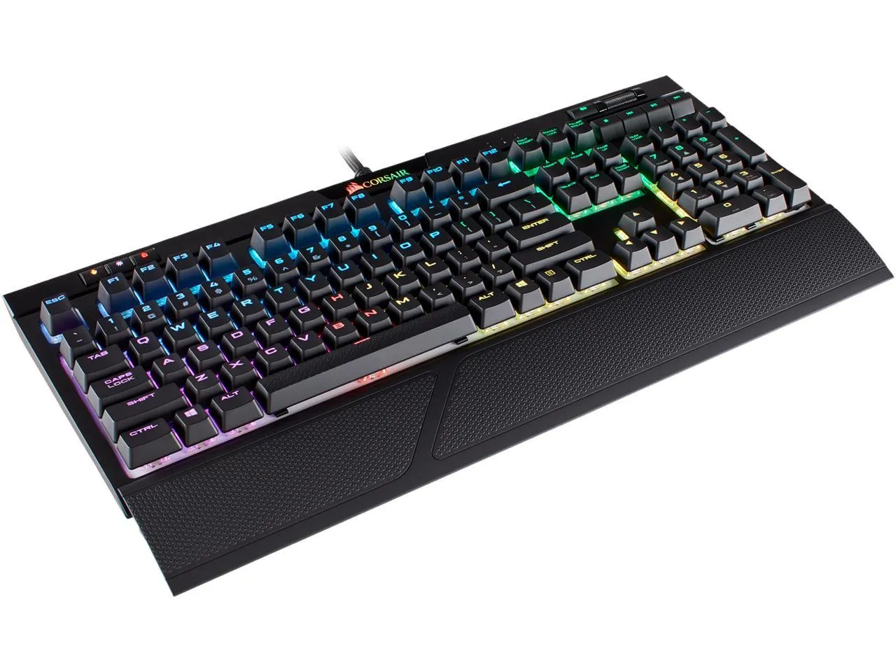 Corsair Keyboard Strafe RGB MK.2 Cherry MX Red Mechanical Gaming Keyboard with RGB LED Backlit - CH-9104110-NA