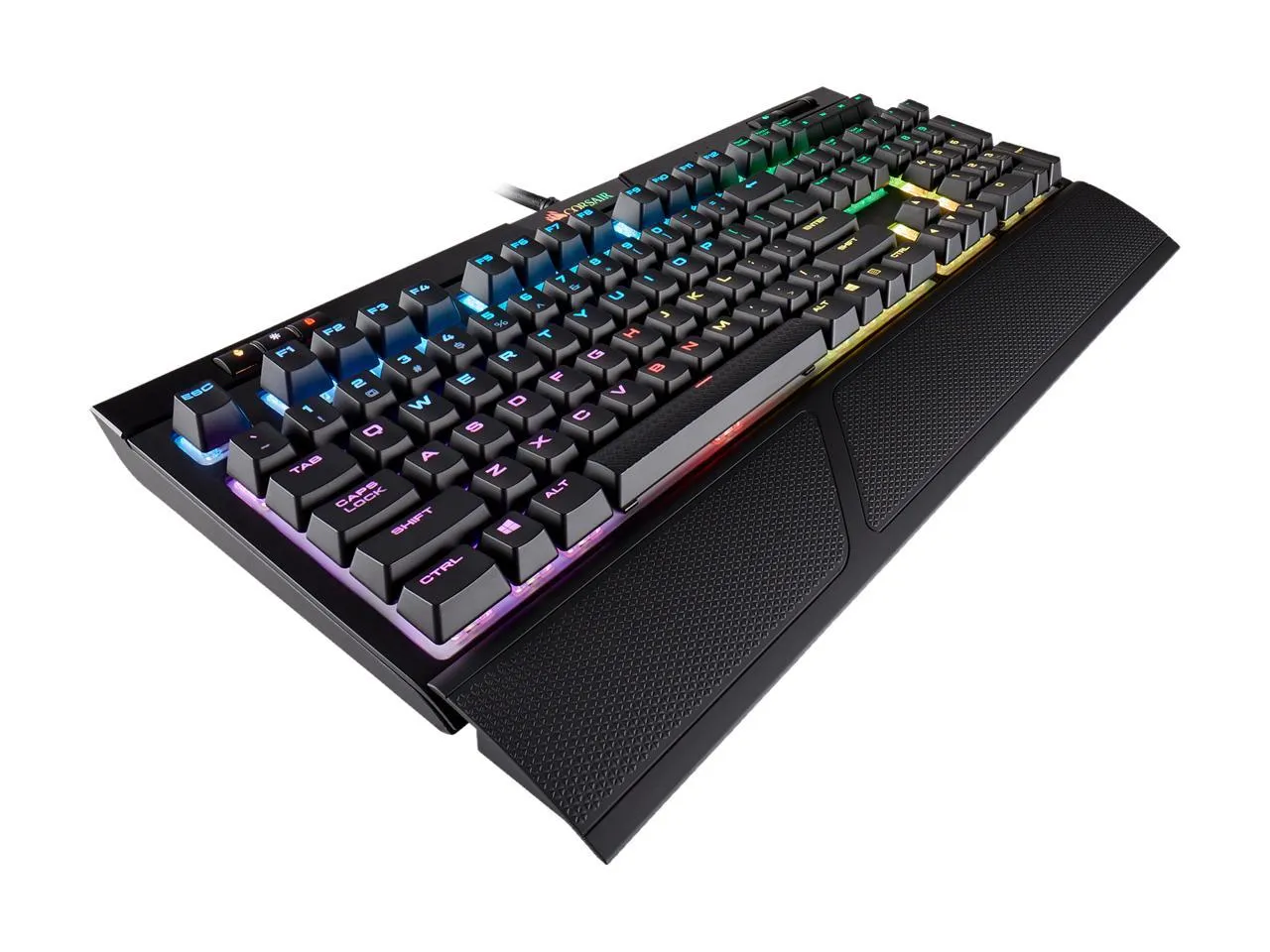 Corsair Keyboard Strafe RGB MK.2 Cherry MX Red Mechanical Gaming Keyboard with RGB LED Backlit - CH-9104110-NA