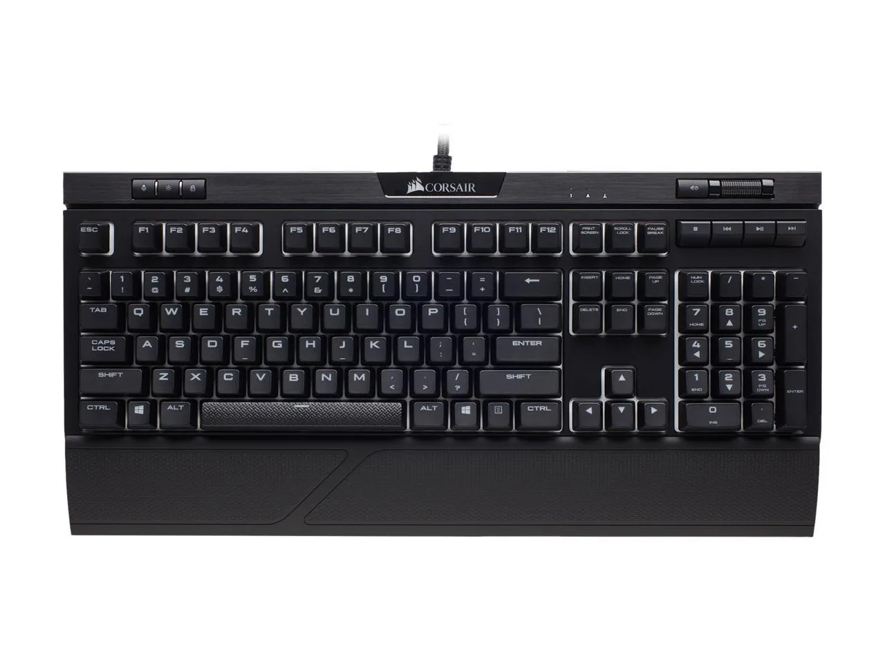 Corsair Keyboard Strafe RGB MK.2 Cherry MX Red Mechanical Gaming Keyboard with RGB LED Backlit - CH-9104110-NA