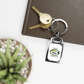 Crest HS Rectangle Photo Keyring