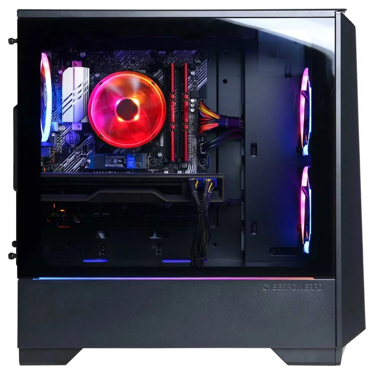 CyberPowerPC GMA3300SAMV22 Gamer Master Ryzen 7 5700G 3.8GHz NVIDIA GeForce RTX 3060 12GB 16GB RAM 1TB HDD   512GB SSD Win 11 Home Black