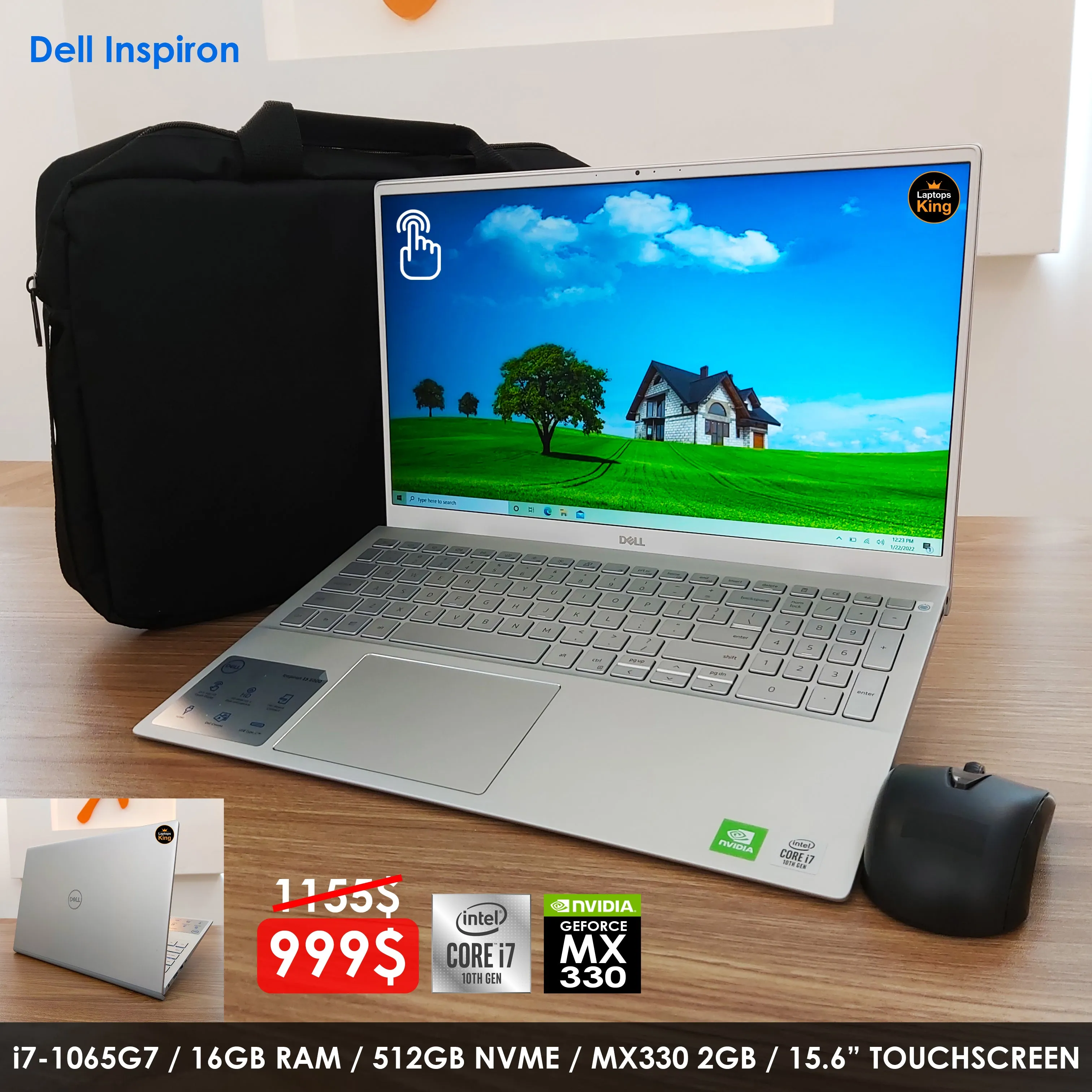 Dell Inspiron 15 5501 i7-1065g7 Mx330 Laptop (New Open Box)