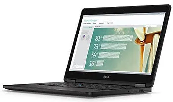 Dell Latitude E7270 Laptop Notebook 12.5"-inch 720p (HD) - 7000 Series | Intel Core i5-6300U @ 2.4GHz (6th Gen) | 16GB DDR4 RAM | 256GB M.2 SSD | Webcam | HDMI | Windows 10 Pro x64 | Grade A   (Dell Certified Refurbished)