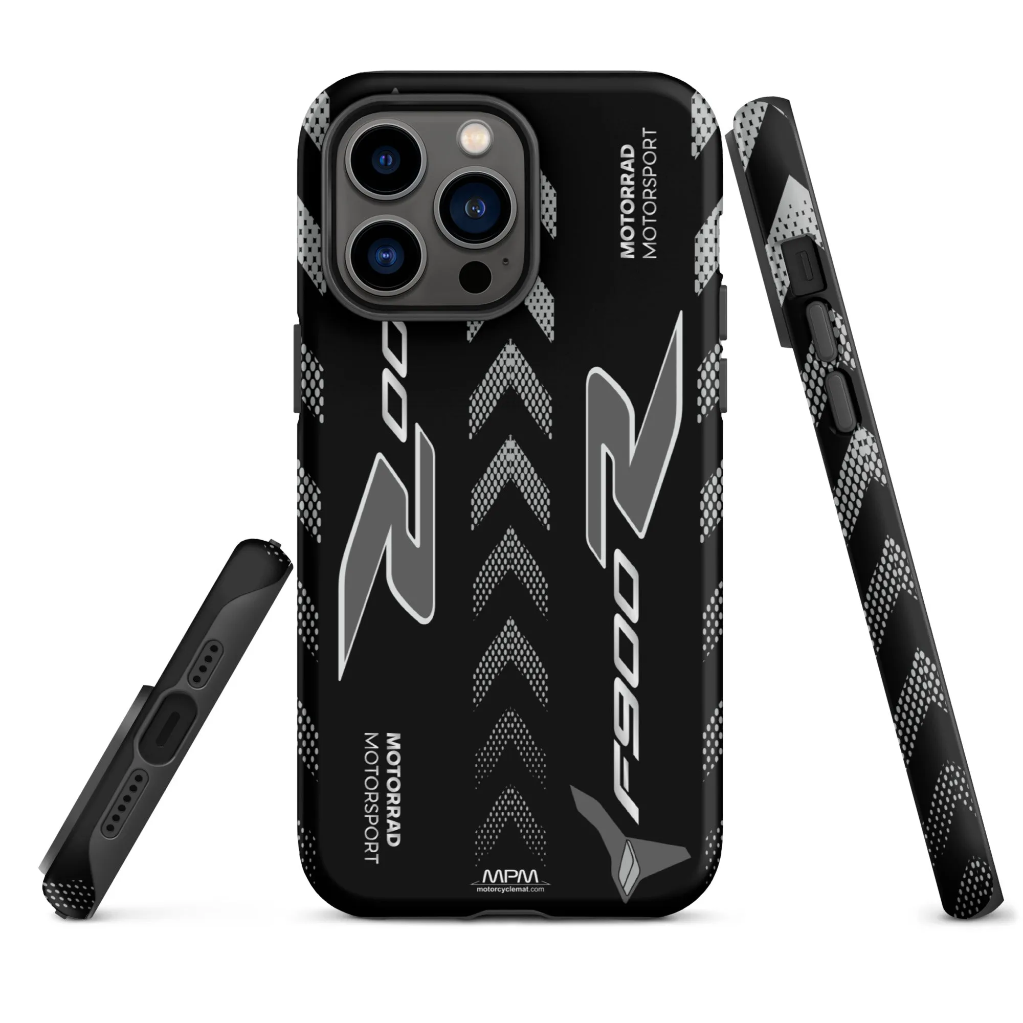 Designed Tough Case For iPhone inspired by BMW F900R Triple Black Motorcycle Model - MM5286