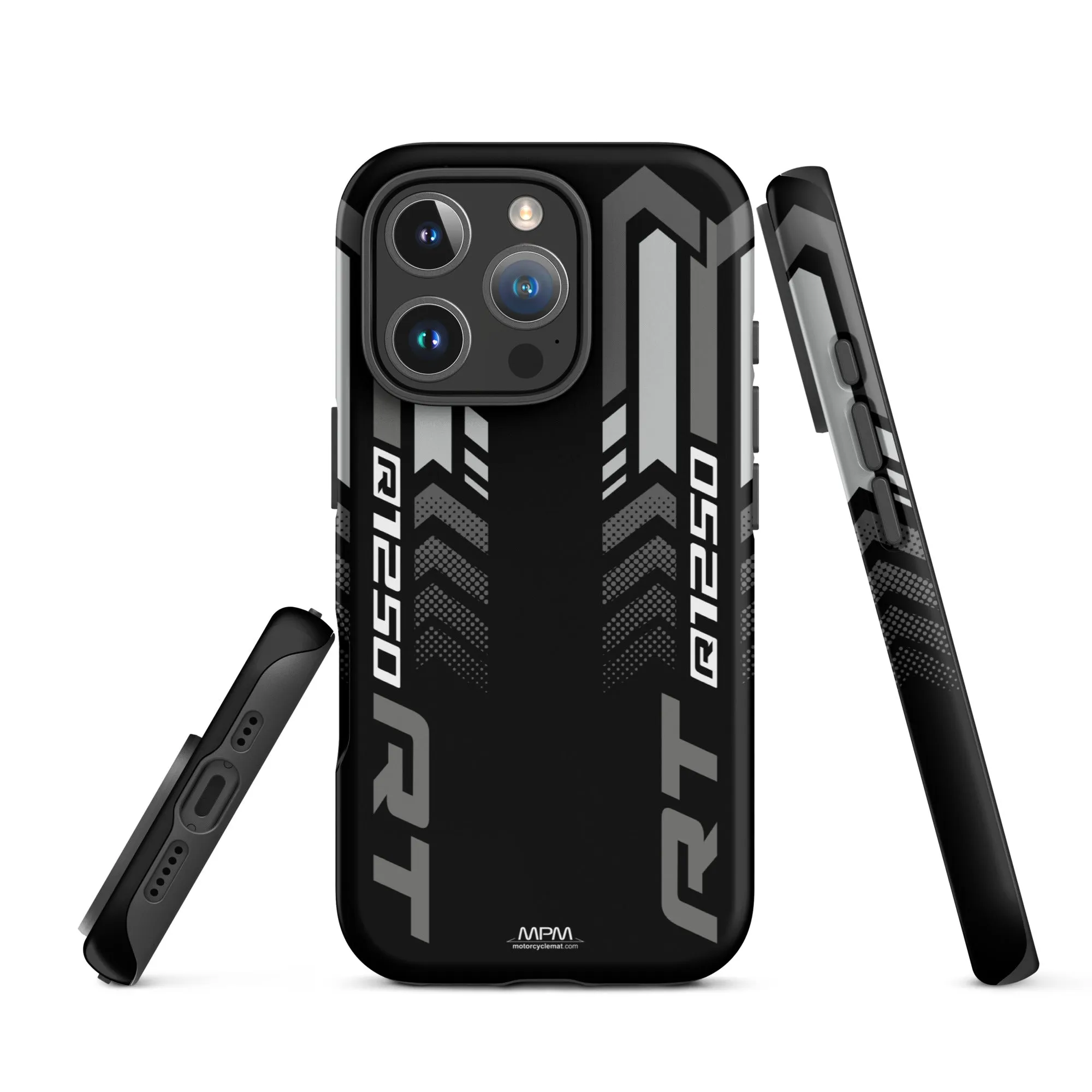 Designed Tough Case For iPhone inspired by BMW R1250RT Triple Black Motorcycle Model  - MM5283