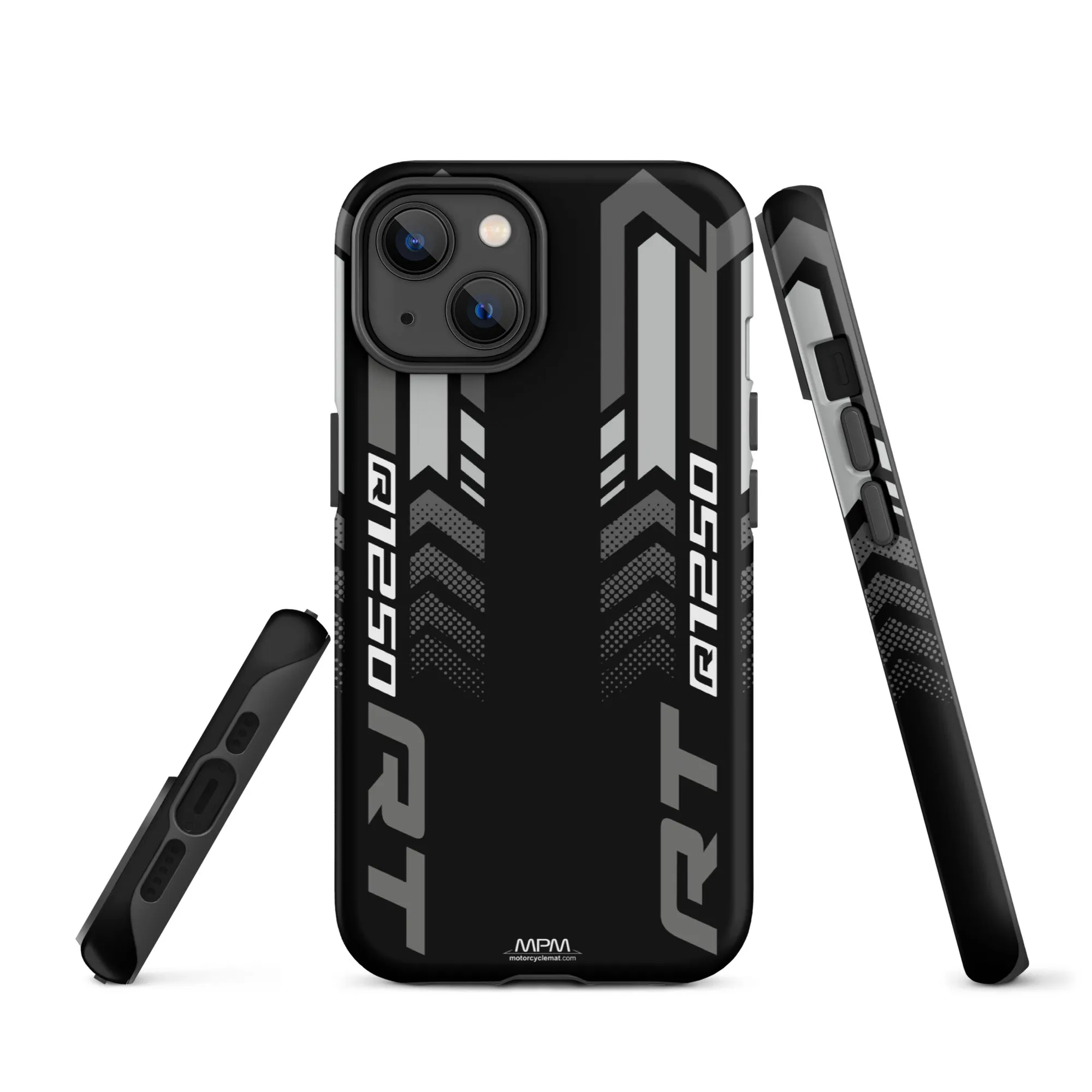 Designed Tough Case For iPhone inspired by BMW R1250RT Triple Black Motorcycle Model  - MM5283