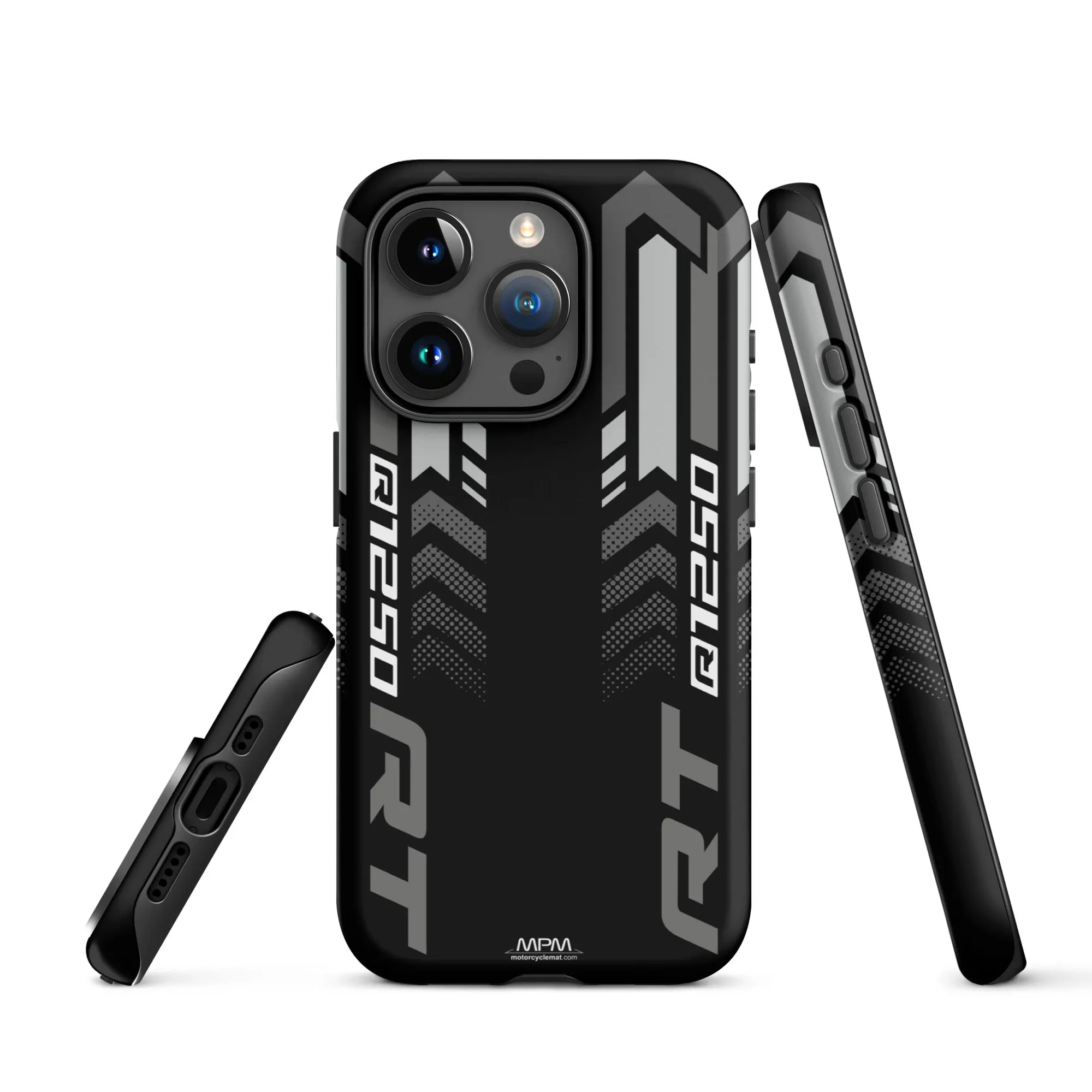 Designed Tough Case For iPhone inspired by BMW R1250RT Triple Black Motorcycle Model  - MM5283