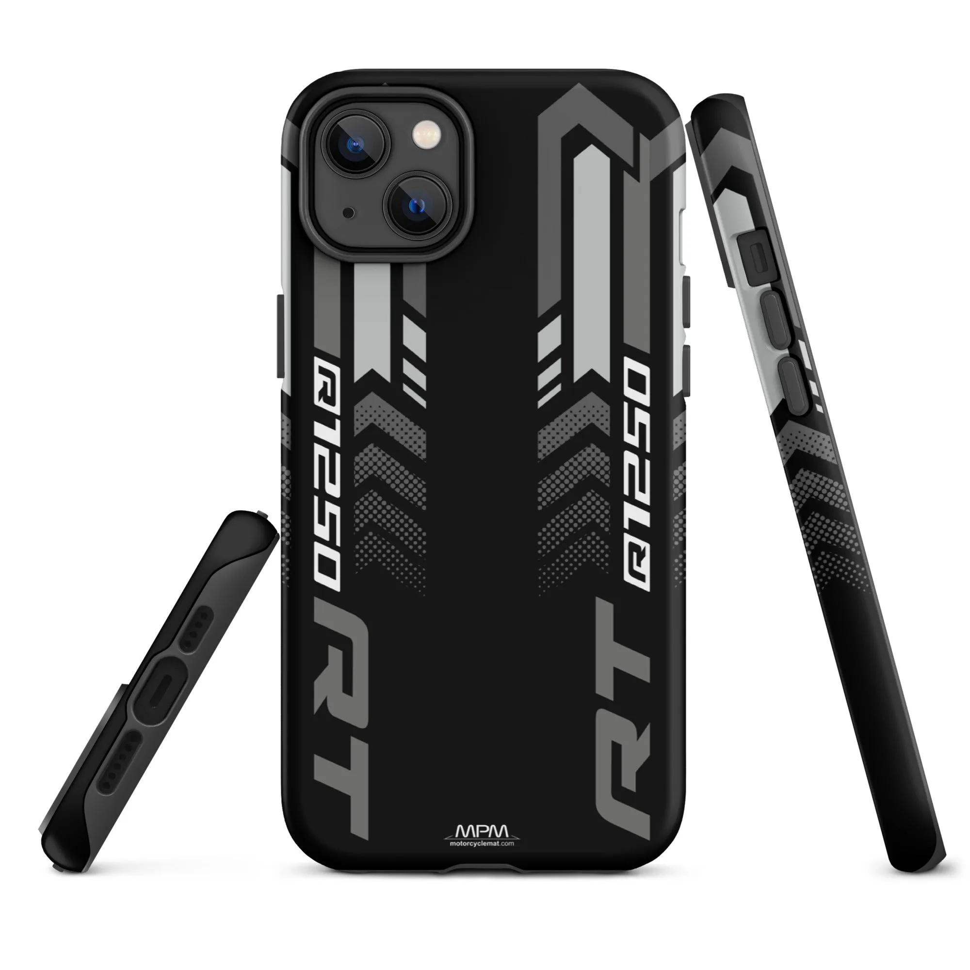 Designed Tough Case For iPhone inspired by BMW R1250RT Triple Black Motorcycle Model  - MM5283