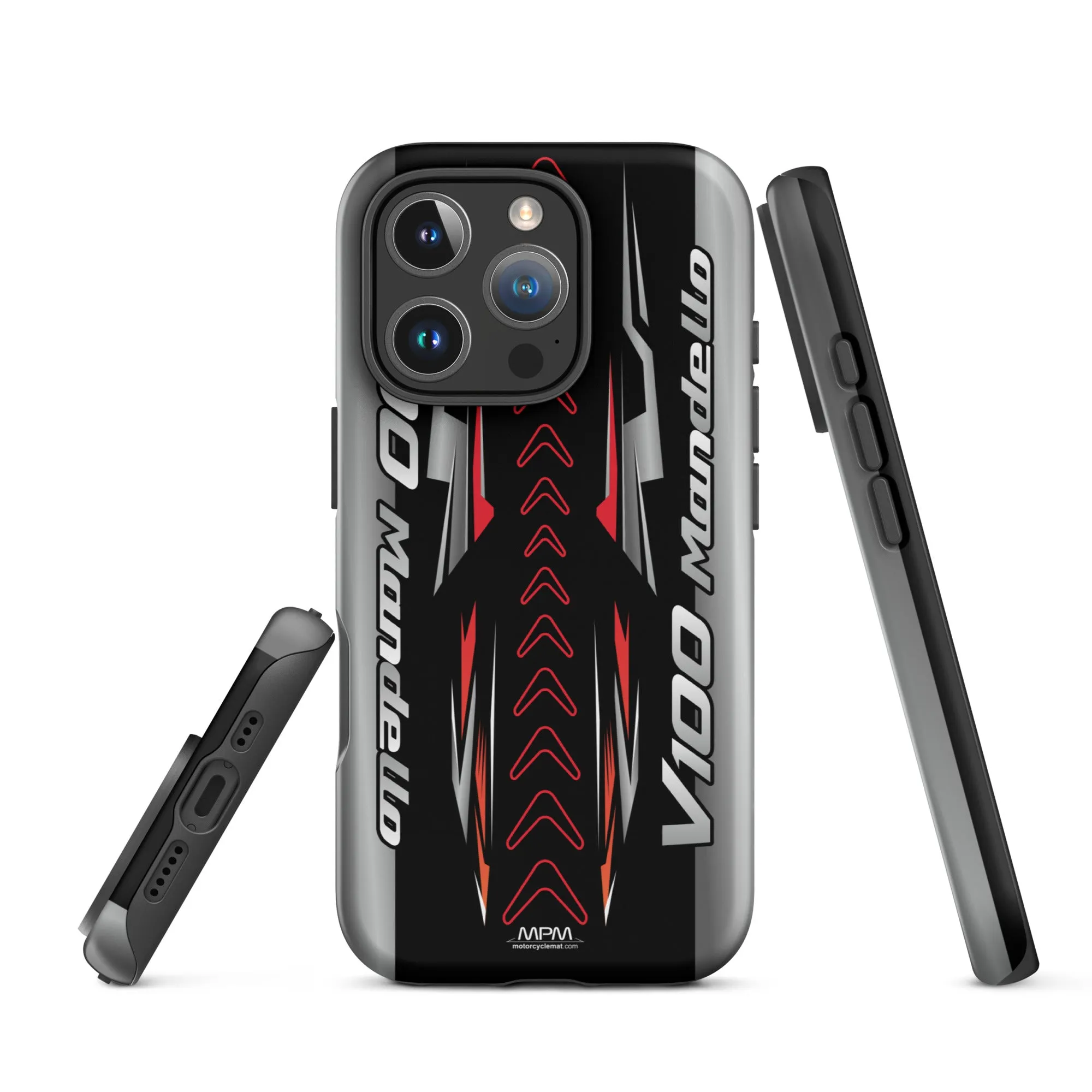 Designed Tough Case For iPhone inspired by Moto Guzzi V100 Mandello Grigio Avanguardia Motorcycle Model - MM5206