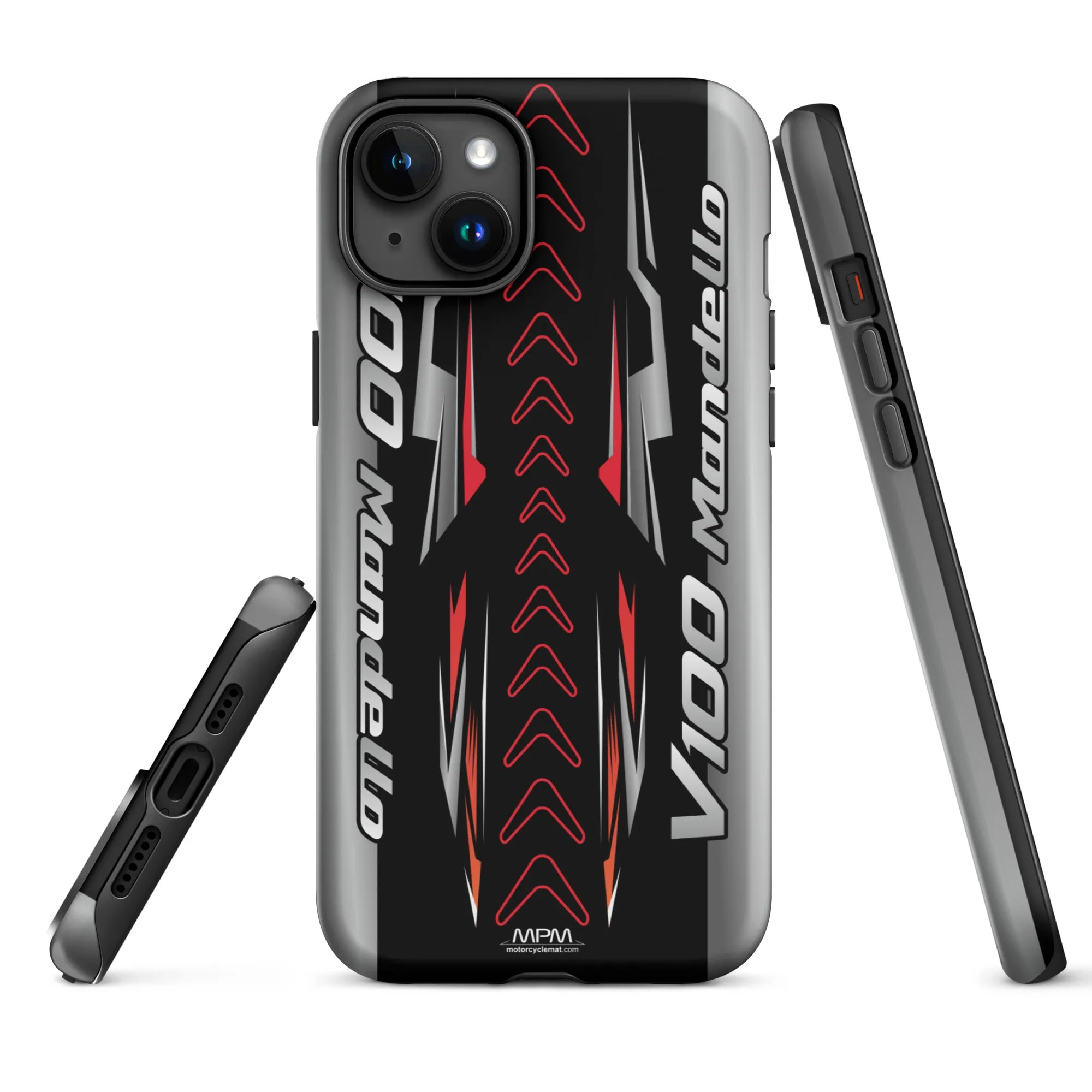 Designed Tough Case For iPhone inspired by Moto Guzzi V100 Mandello Grigio Avanguardia Motorcycle Model - MM5206