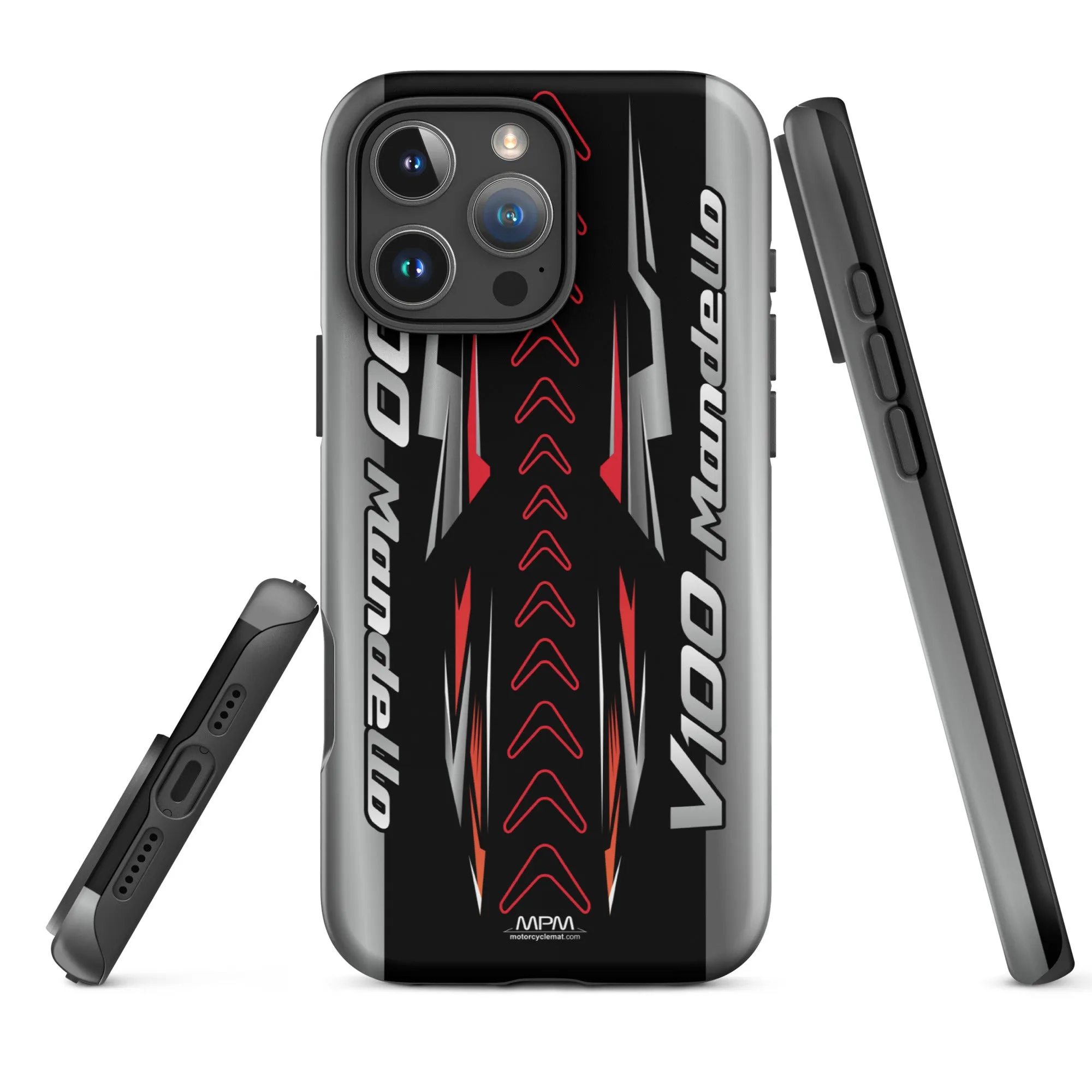 Designed Tough Case For iPhone inspired by Moto Guzzi V100 Mandello Grigio Avanguardia Motorcycle Model - MM5206