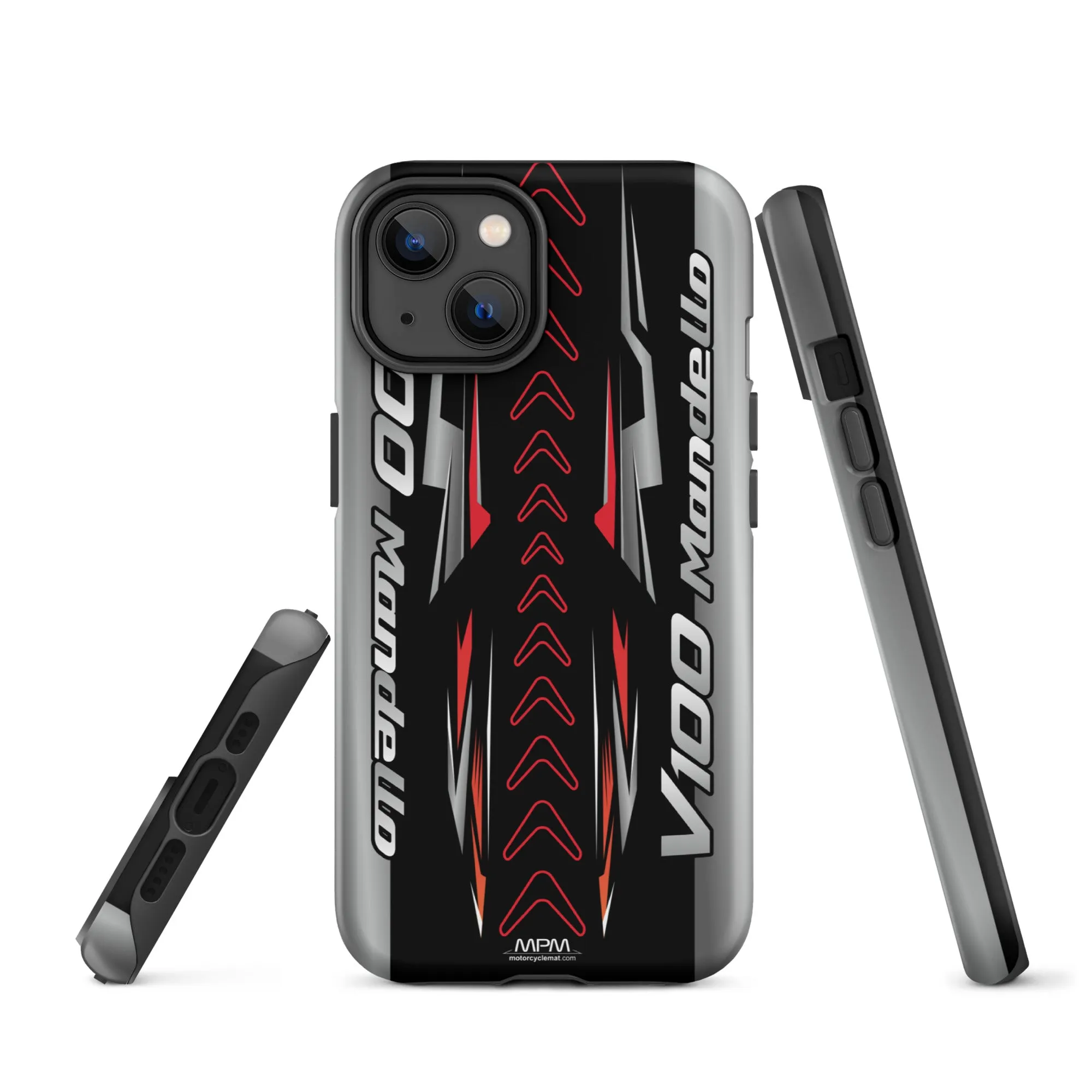 Designed Tough Case For iPhone inspired by Moto Guzzi V100 Mandello Grigio Avanguardia Motorcycle Model - MM5206