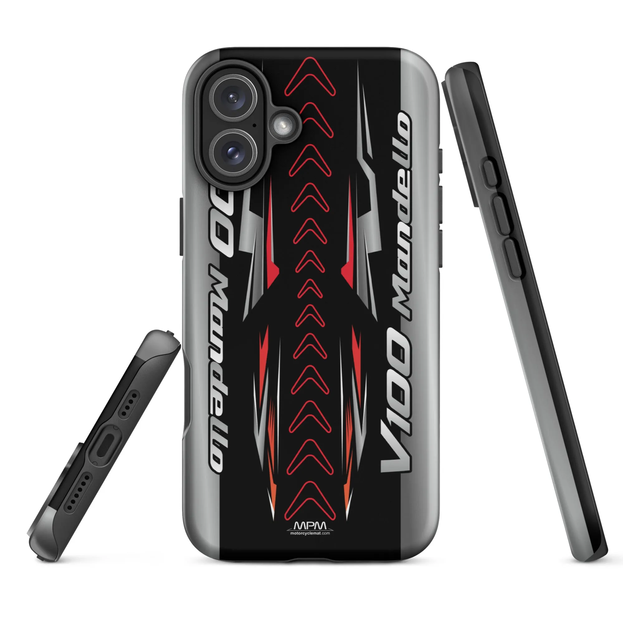 Designed Tough Case For iPhone inspired by Moto Guzzi V100 Mandello Grigio Avanguardia Motorcycle Model - MM5206