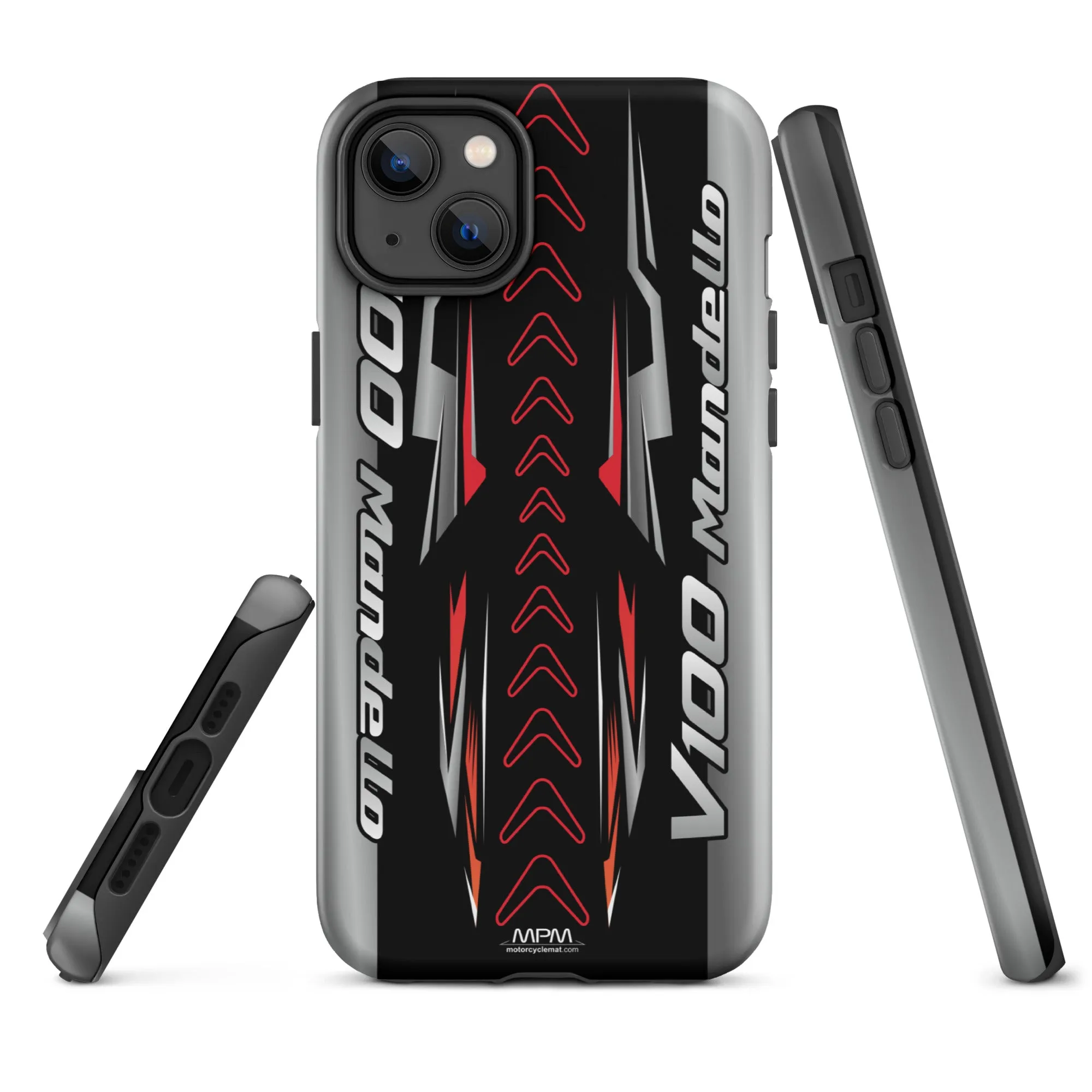 Designed Tough Case For iPhone inspired by Moto Guzzi V100 Mandello Grigio Avanguardia Motorcycle Model - MM5206