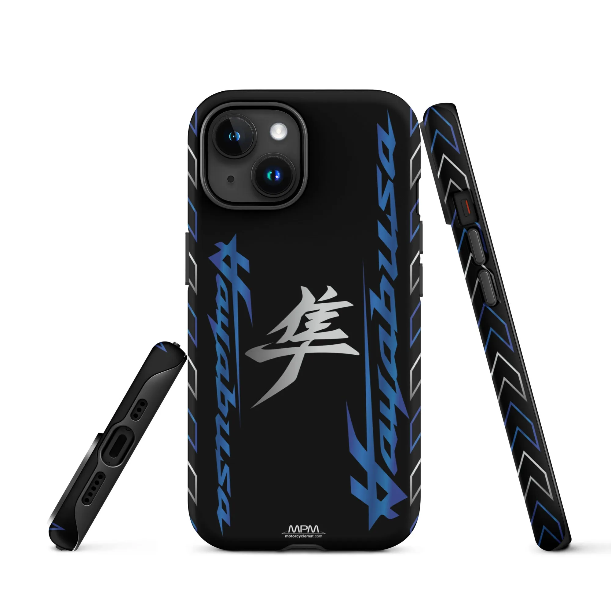 Designed Tough Case For iPhone inspired by Suzuki Hayabusa Vigor Blue Motorcycle Model - MM5129