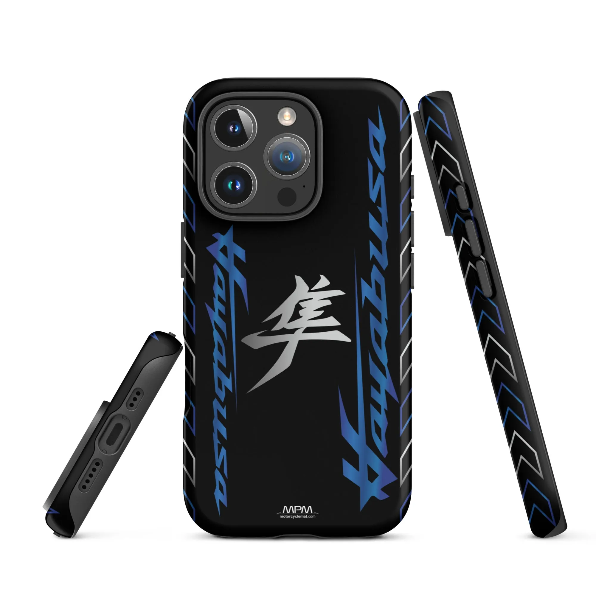 Designed Tough Case For iPhone inspired by Suzuki Hayabusa Vigor Blue Motorcycle Model - MM5129