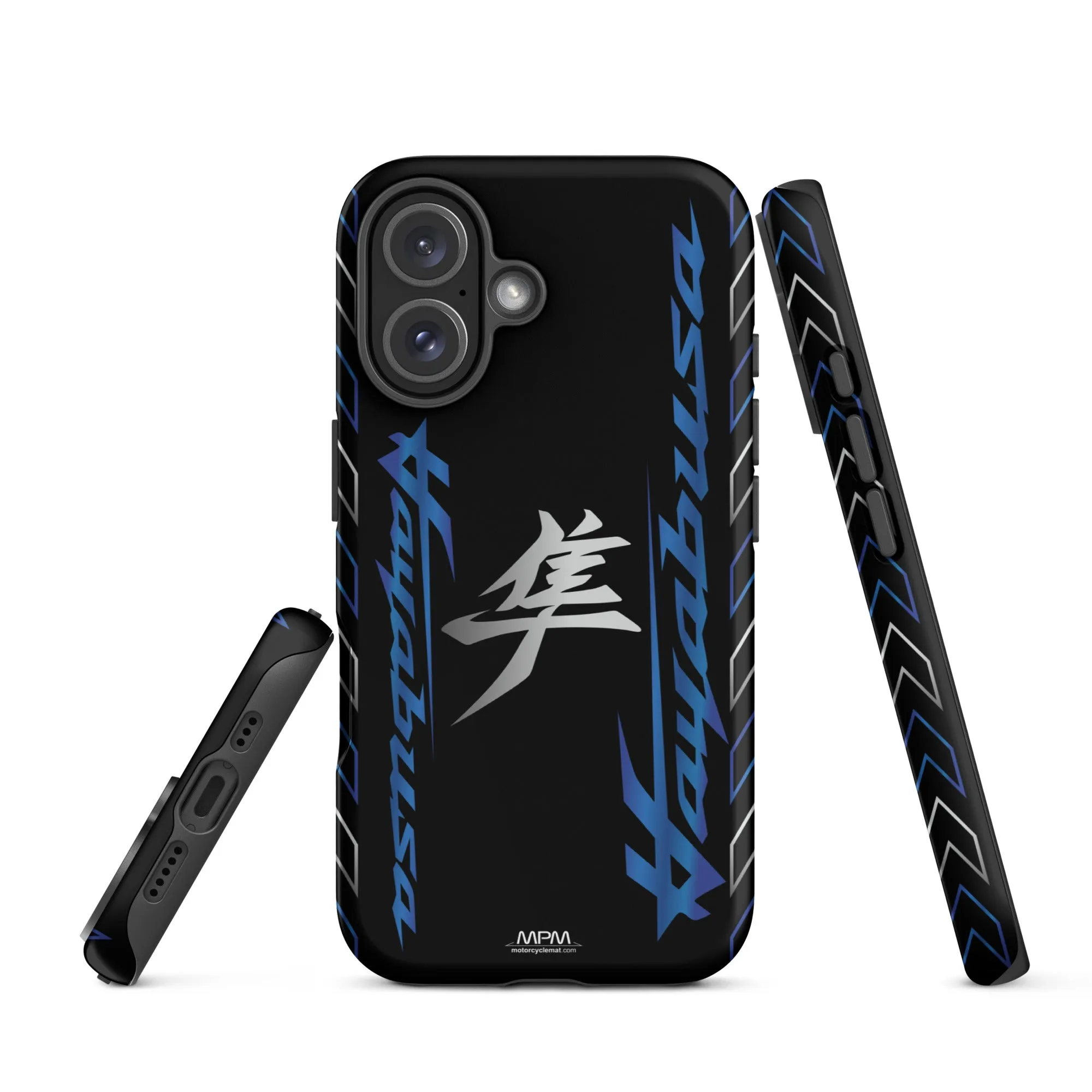 Designed Tough Case For iPhone inspired by Suzuki Hayabusa Vigor Blue Motorcycle Model - MM5129