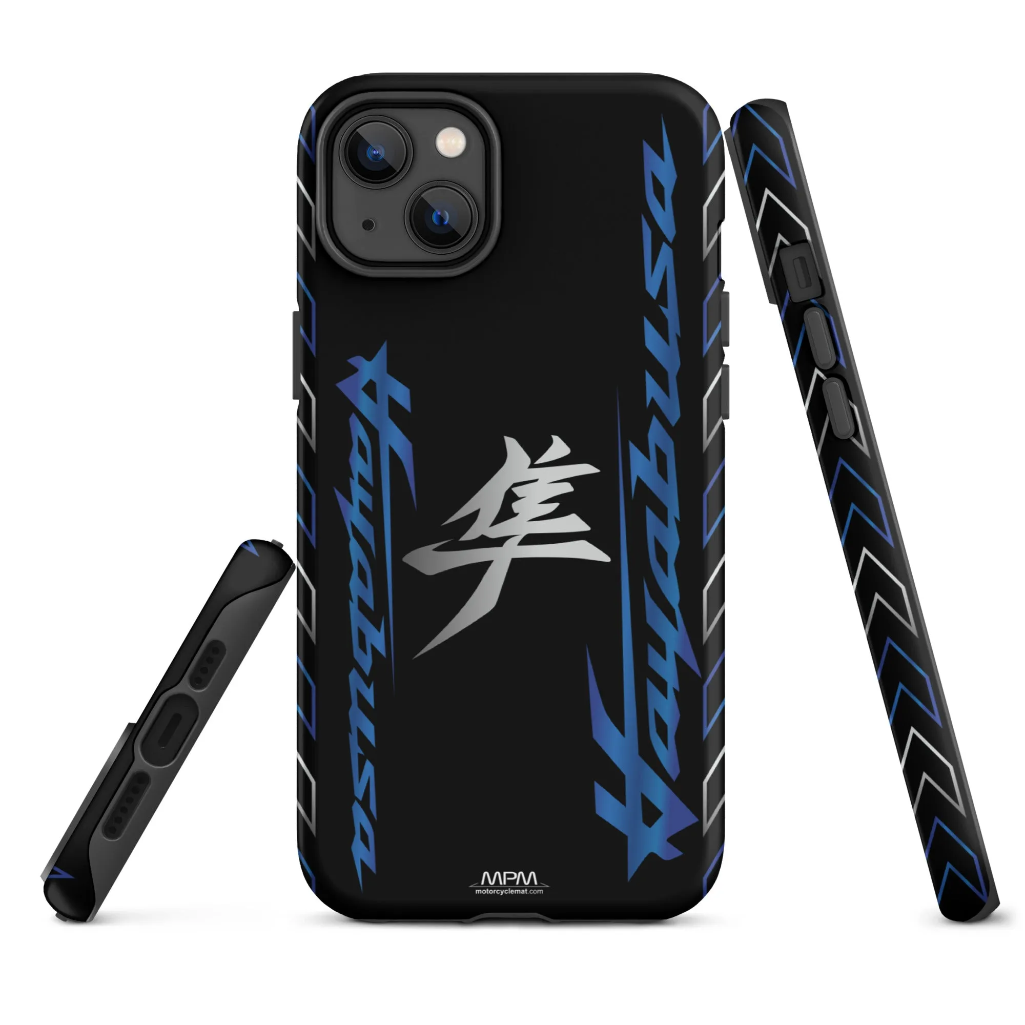 Designed Tough Case For iPhone inspired by Suzuki Hayabusa Vigor Blue Motorcycle Model - MM5129