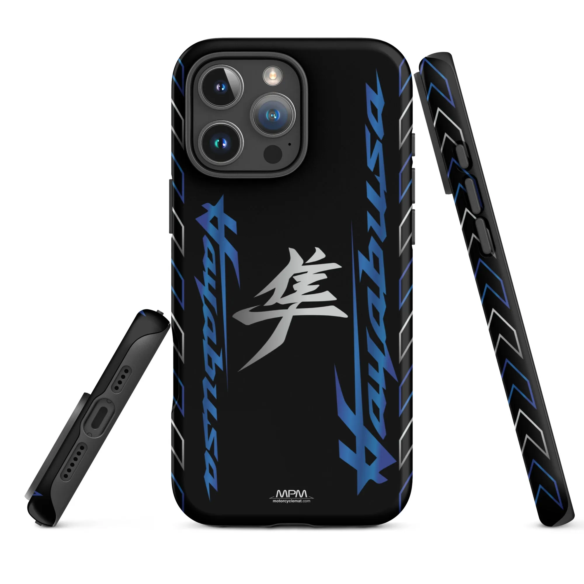 Designed Tough Case For iPhone inspired by Suzuki Hayabusa Vigor Blue Motorcycle Model - MM5129