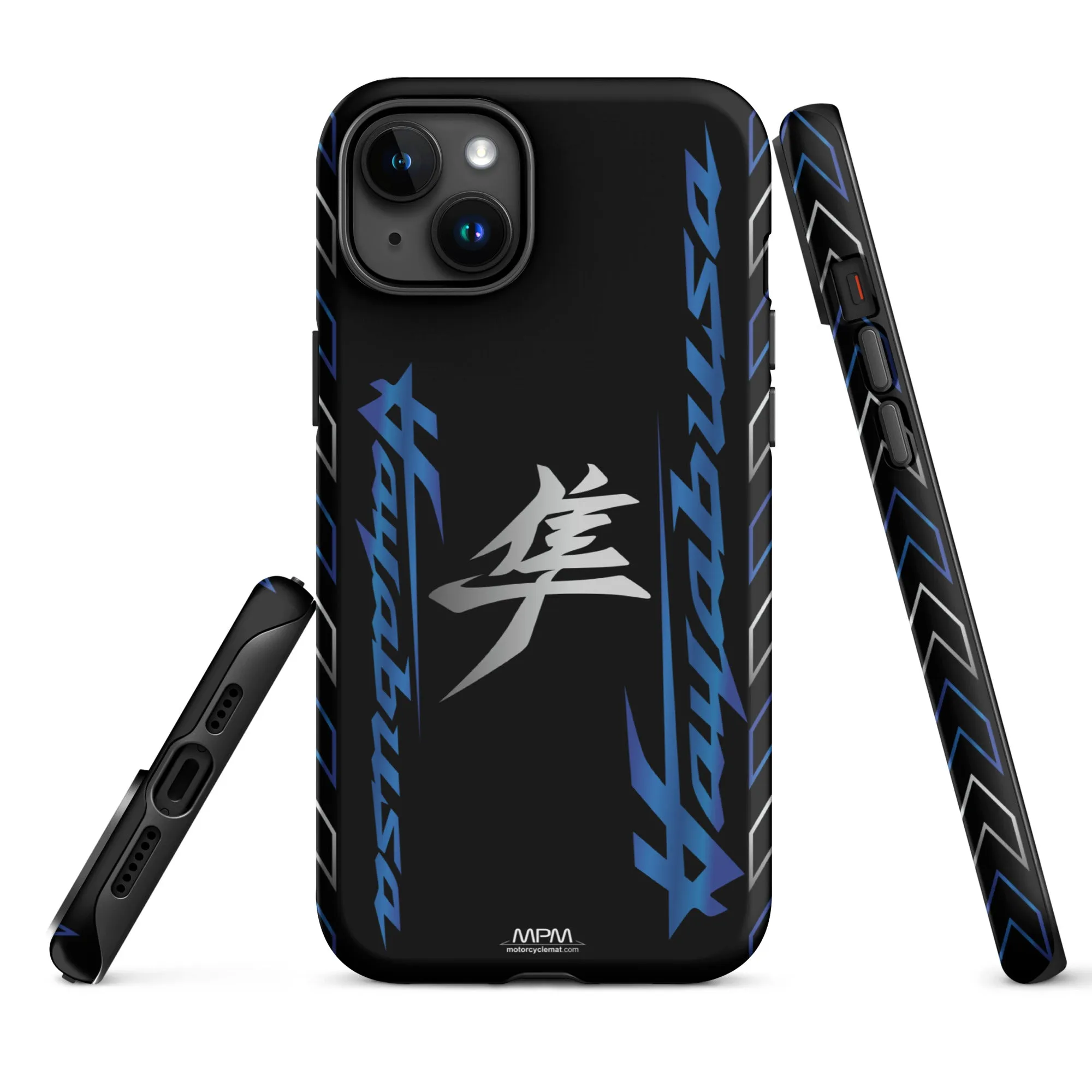 Designed Tough Case For iPhone inspired by Suzuki Hayabusa Vigor Blue Motorcycle Model - MM5129