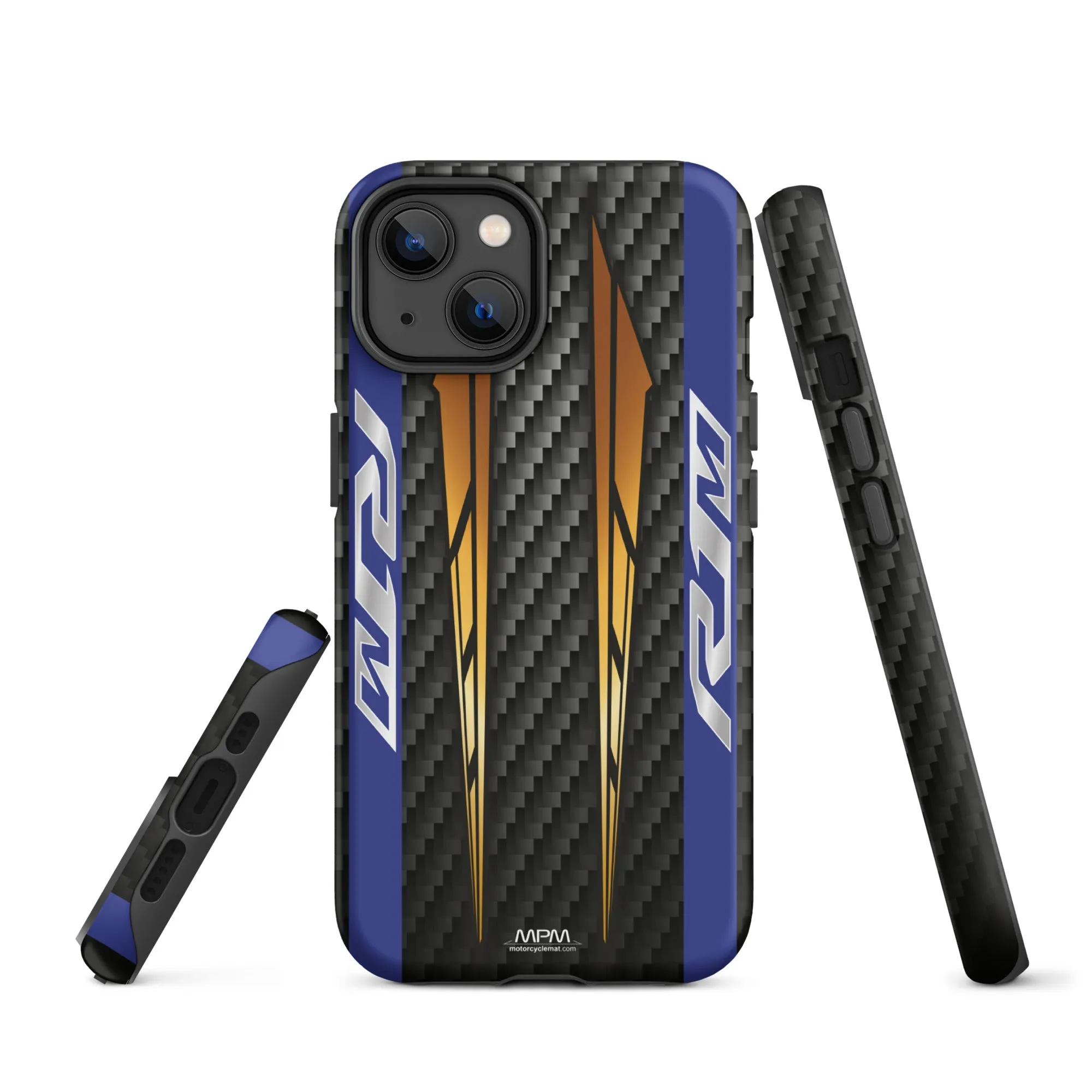 Designed Tough Case For iPhone inspired by Yamaha R1M Carbon Motorcycle Model - MM5112