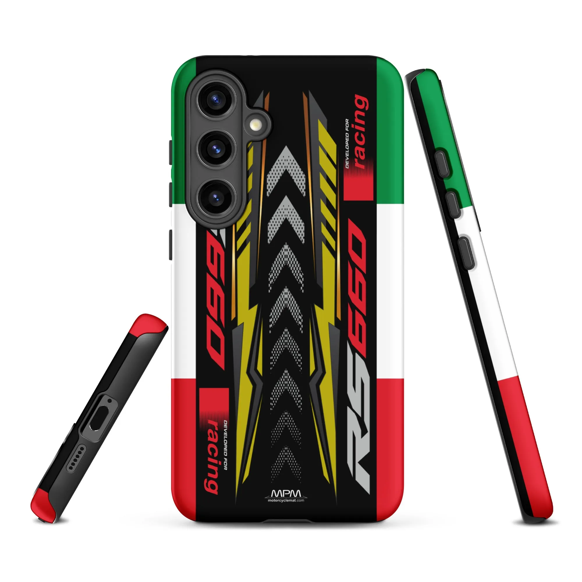 Designed Tough Case For Samsung inspired by Aprilia RS660 Acid Gold Motorcycle Model - MM5275