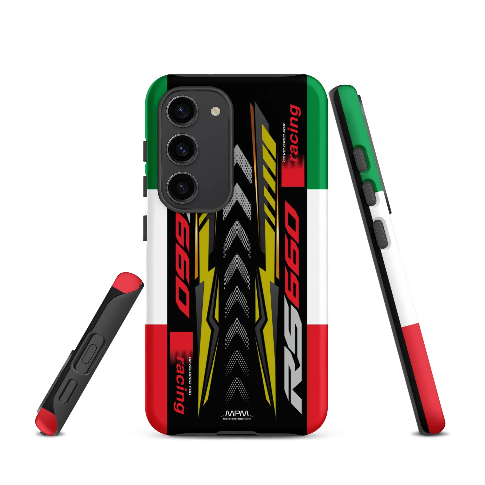 Designed Tough Case For Samsung inspired by Aprilia RS660 Acid Gold Motorcycle Model - MM5275