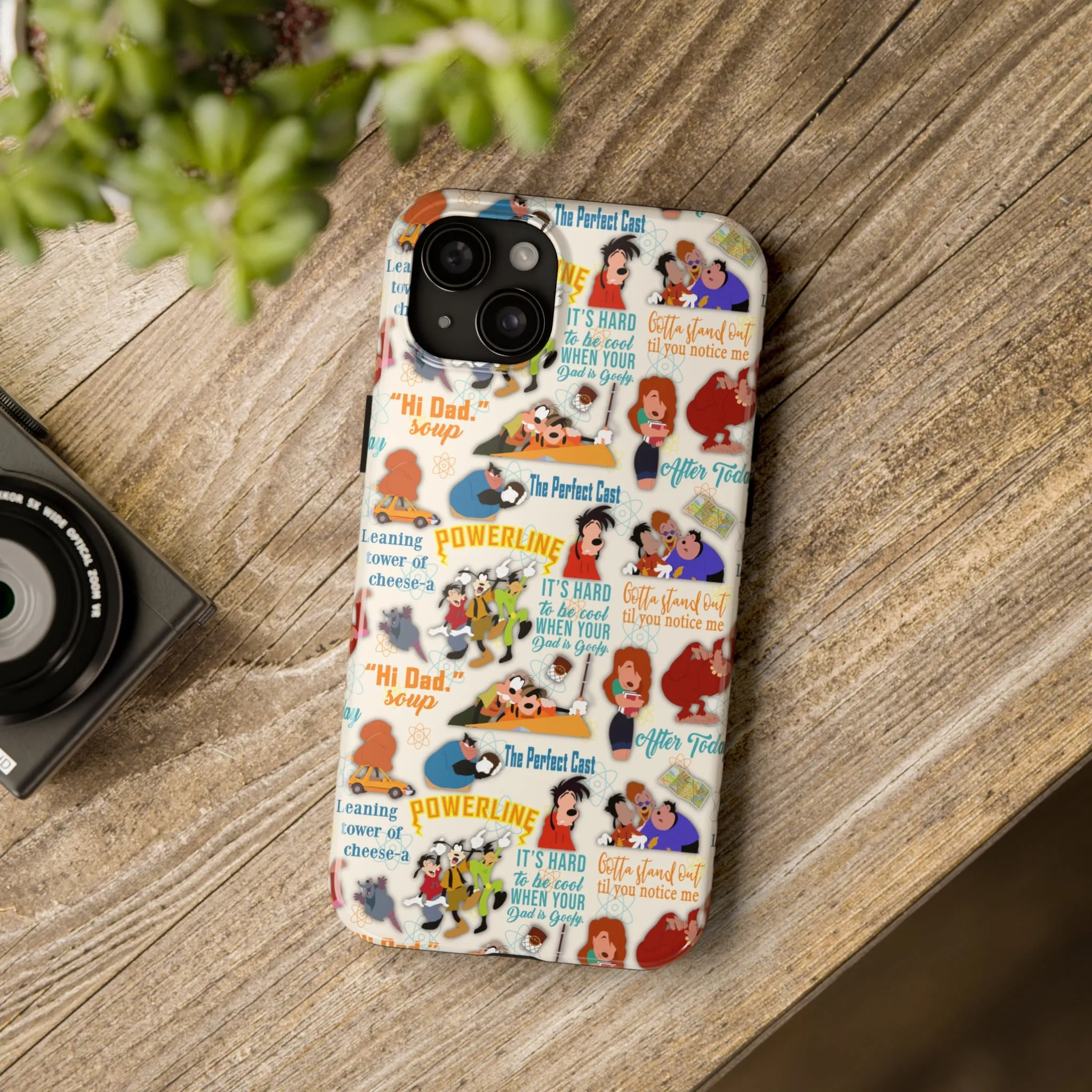 Disney Goofy i2i Inspired Phone Case Gift Inspired Fan Art Iphone Quotes