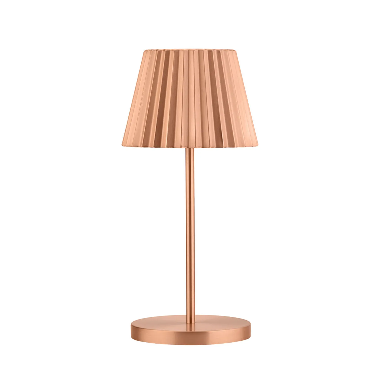 Dominica LED Cordless Lamp 26cm - Brushed Copper - Pack 6