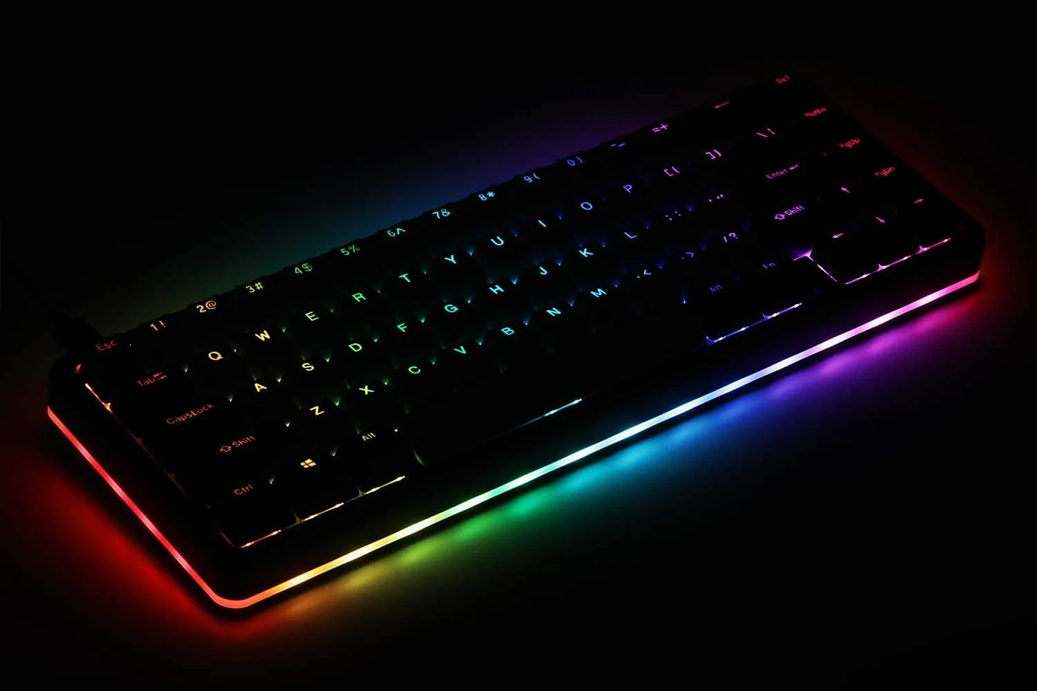 DROP ALT High Profile Mechanical Keyboard 65 Percent 67 Key Gaming Keyboard Hot Swap Switches Programmable Macros RGB LED Backlighting USB C Doubleshot PBT Aluminum Frame Cherry MX Blue