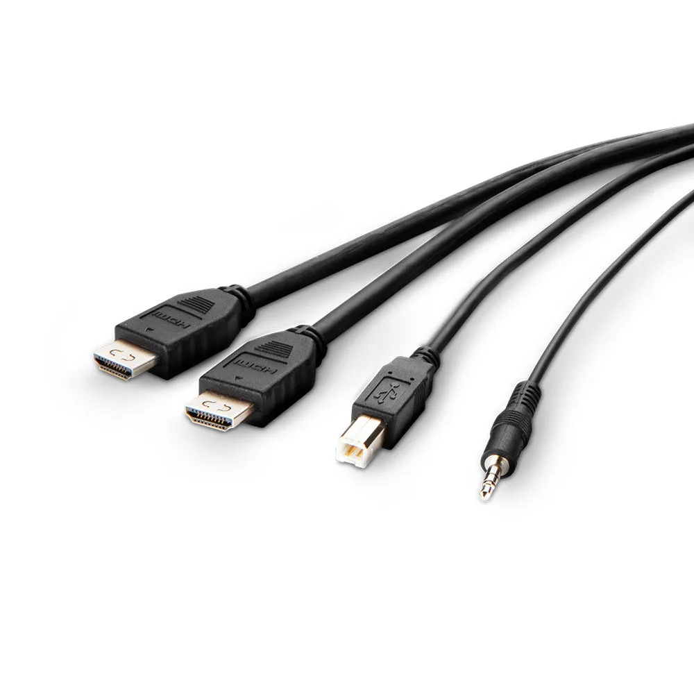 Dualhead Hdmi/Hdmi Kvm Combocab1.8M