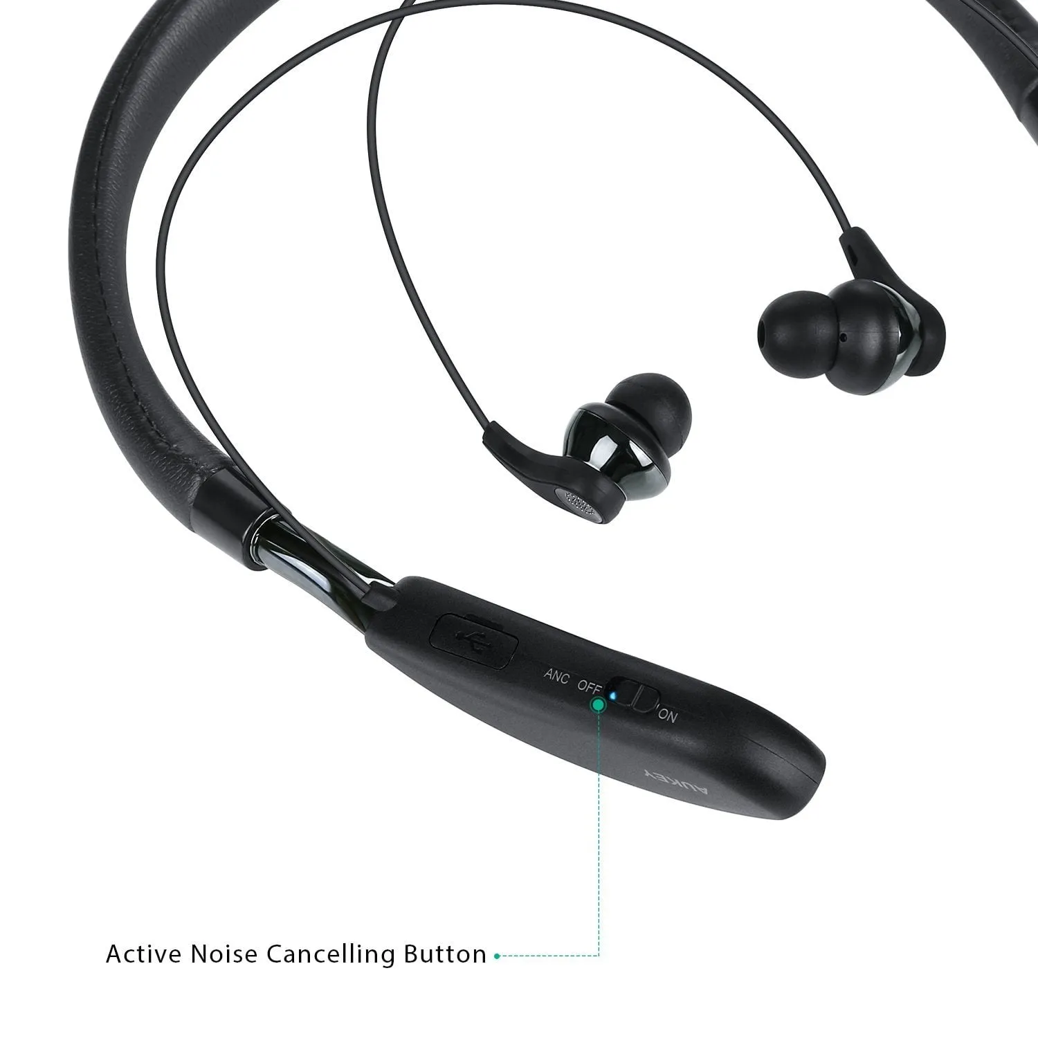 EP-B48 Active Noise Cancelling Neckband Bluetooth Headset