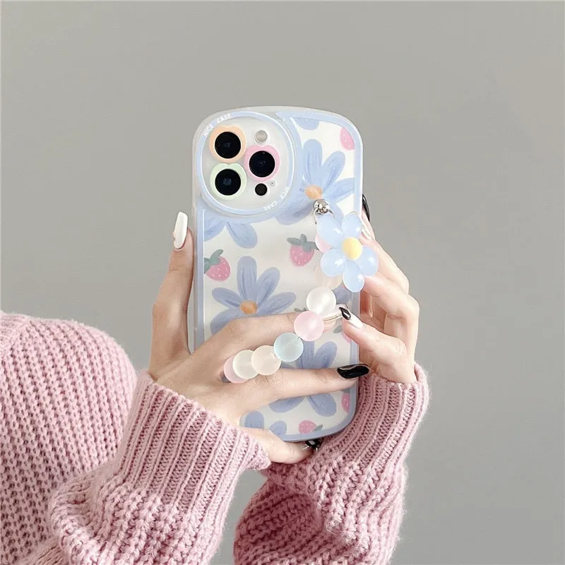 Flower & Chain Soft iPhone Case