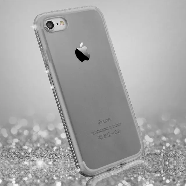 For Apple iPhone 7 6 6s Plus 5s SE Phone Case Luxury Diamond Transparent Soft TPU Cover Case Capa Coque For iPhone 7 Plus