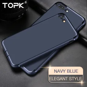 For iPhone 7 Case , TOPK Soft TPU Silicon Anti-Scratch Anti-fingerprint Shockproof Phone Cases for iPhone 7 Plus