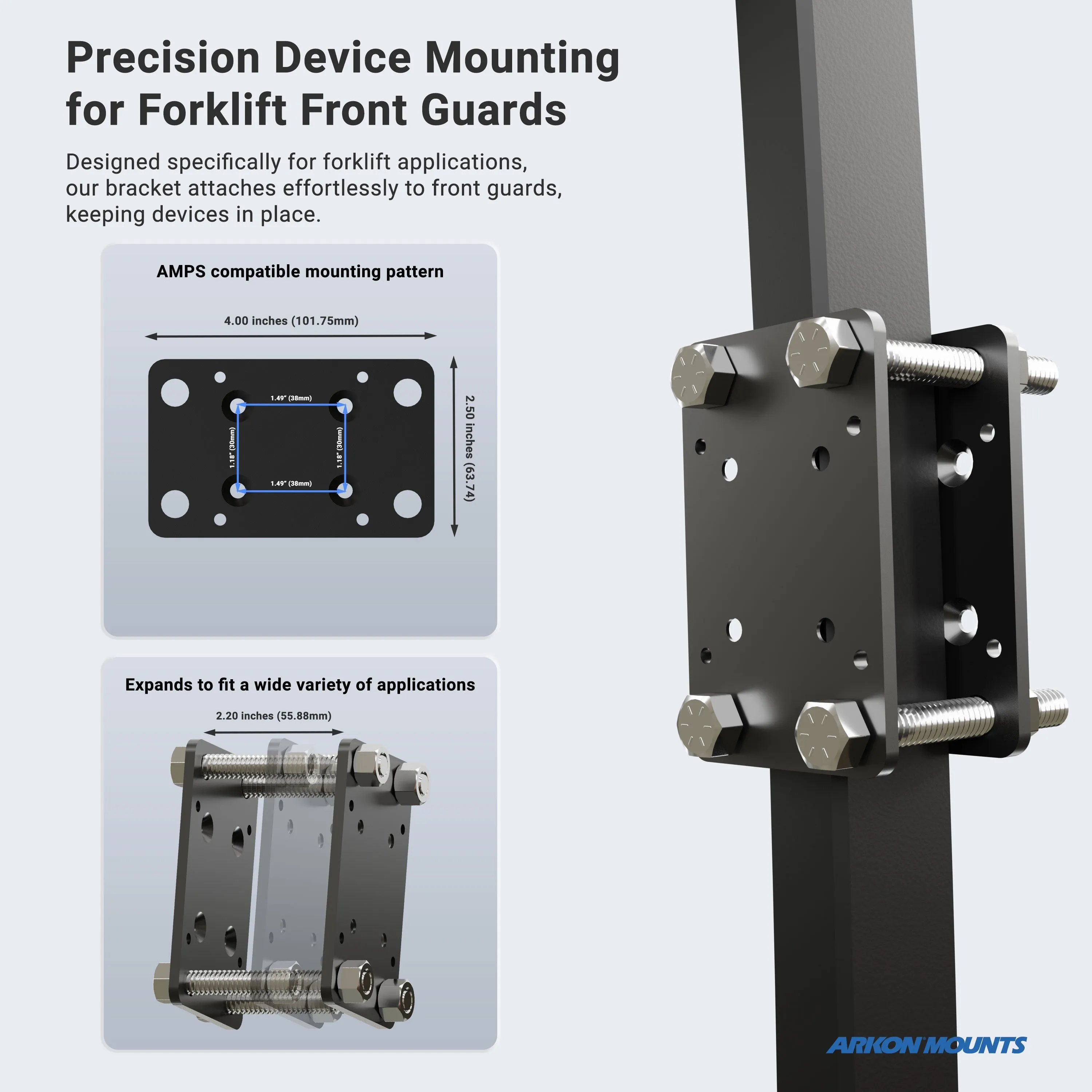 Forklift Front Guard Mount