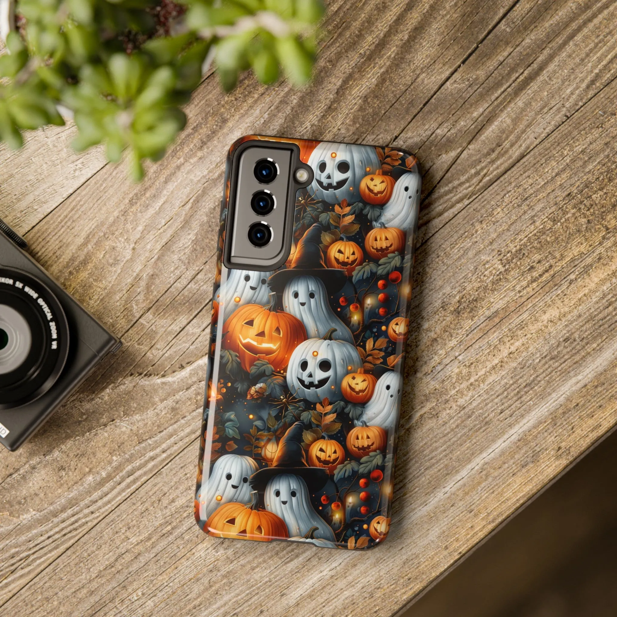 Fun Halloween Print pattern Phone Case, Aesthetic Phone Cover, Artsy Design, Protective Phone Cover compatible with a large variety of iPhone models, Phone Case, Gift